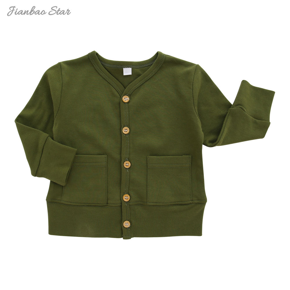 Coton chaud couleur unie hiver enfant en bas âge tenue vêtements de qualité supérieure bébé enfants garçon survêtement vêtements d'extérieur