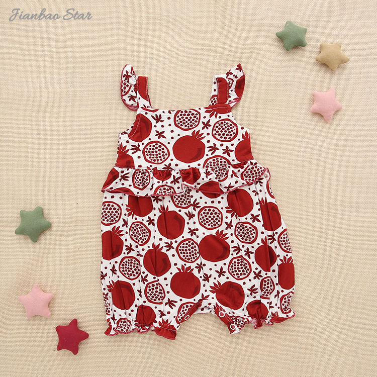Barboteuse pour bébé, nouveau Design 100% coton tricoté, confortable, Style d'été, bretelles colorées, boutons sans manches, vente en gros d'usine