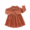 Nouveauté automne hiver manches longues Boutique infantile bébé robes enfant en bas âge enfants fille robes