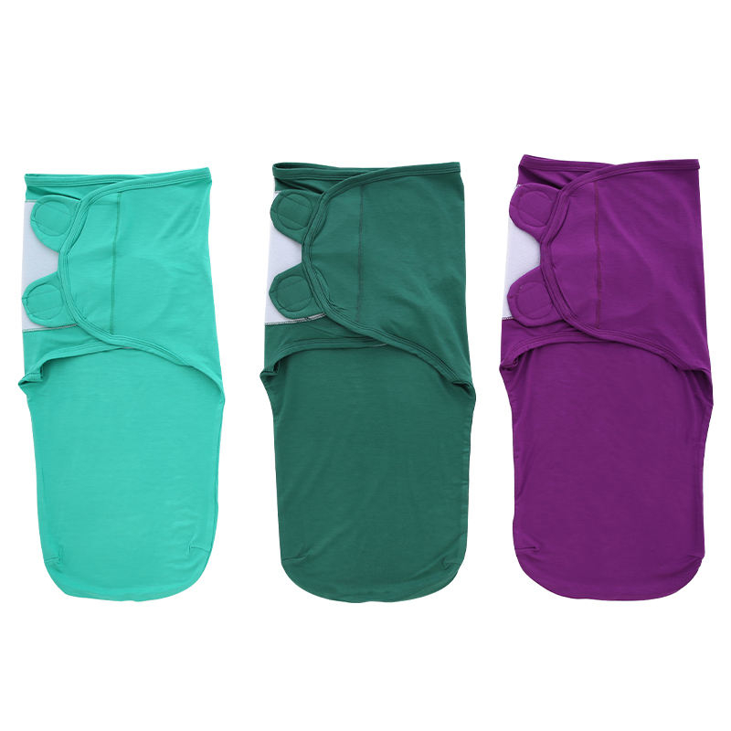 Couverture pour nouveau-né, couleur unie, unisexe, pour bébés filles et garçons, emmaillotage personnalisé en mousseline biologique, tissu 100% coton, sac de couchage pour bébé