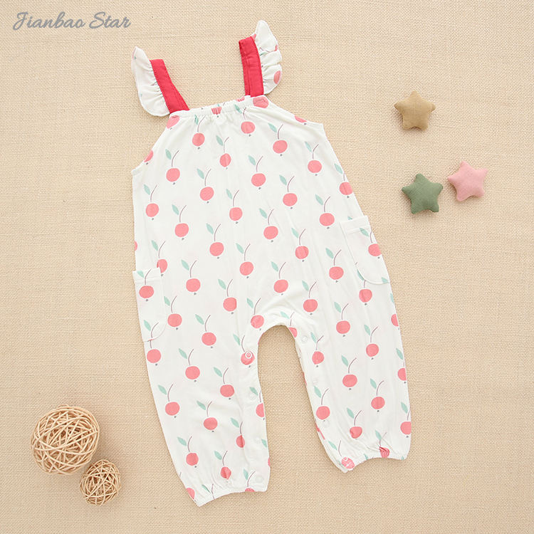 Combinaison d'été en bambou doux et respirant, tricotée, épaules dénudées, à bretelles, pour bébés filles, barboteuse pour bébés