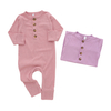 Barboteuse à manches longues en coton et bambou pour bébé, jolie barboteuse en couleurs unies, combinaison corporelle pour nourrissons, combinaison à fermeture éclair, automne