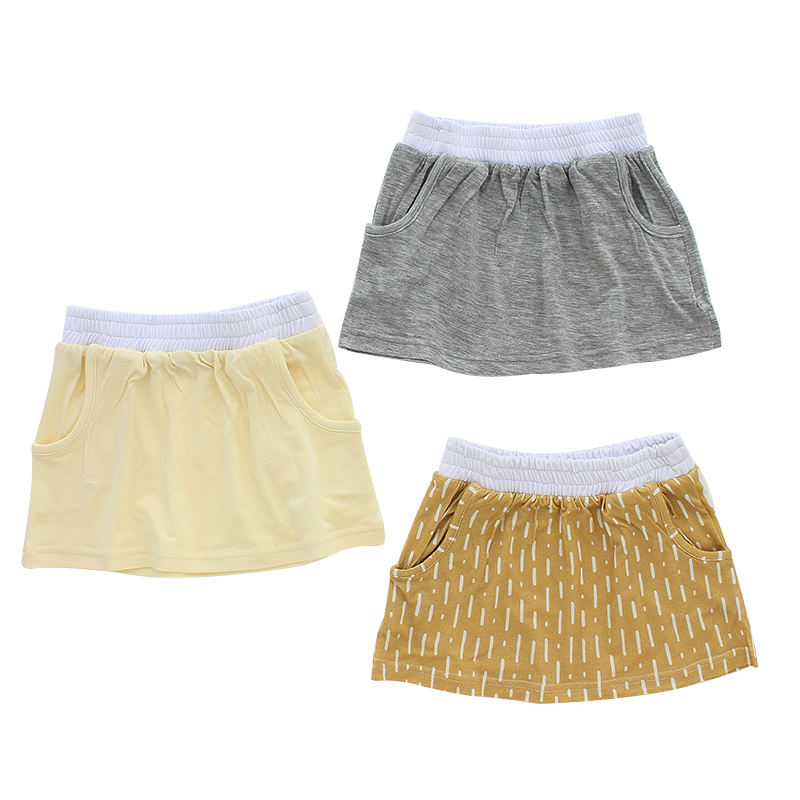 MINI chemise trapèze tricotée en bambou pour bébés et enfants, robe courte d'été pour bébés filles, vente en gros