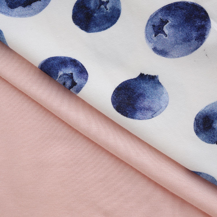 Robes de bébé fille en gros sans manches conception simple vêtements de bébé printemps été motif de myrtille belle robe de petite fille