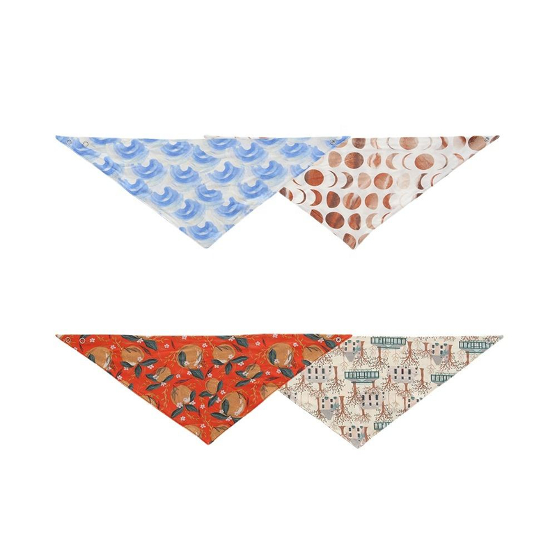 Bavoirs pour bébés 100% coton, direct d'usine, mignons, personnalisés, vente chaude, faciles à nettoyer, tablier mignon, bavoirs triangulaires pour bébés