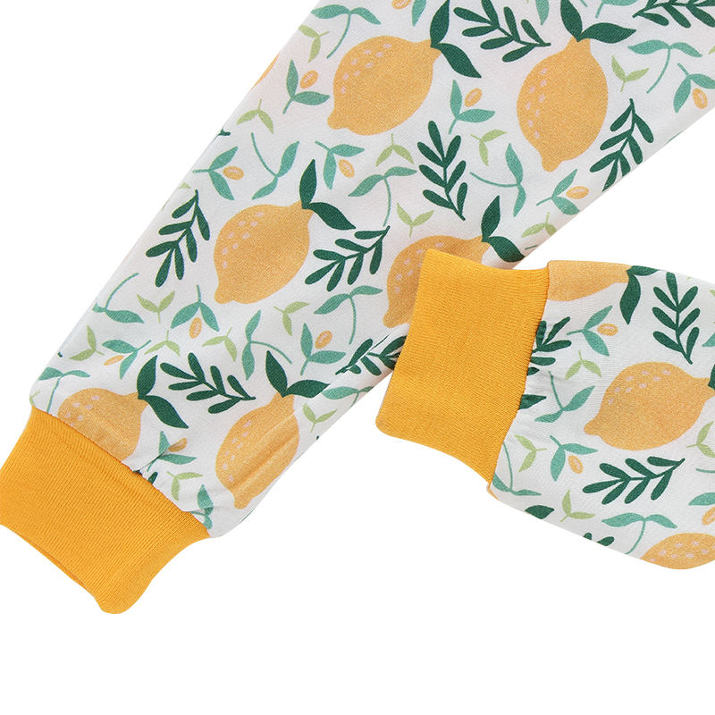 Ensemble de vêtements pour nouveau-né, en coton de bambou, tenues d'été, hauts et shorts à manches longues, pour bébés garçons et filles, 2 pièces