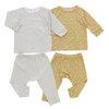 Offre spéciale, vêtements pour nouveau-né, rayures horizontales, pyjama 2 pièces, manches longues, 100% coton, ensemble de vêtements pour nourrissons