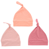 Chapeaux de bébé en gros tissu de bambou couleur unie douce décoration faciale OEM chapeaux de bébé unisexes personnalisés pour toutes les saisons