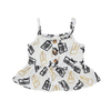 Robe d'été tricotée en bambou pour bébés filles, nouveau Style, sans manches, avec conception d'impression numérique OEM
