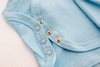 Robe 100% coton pour bébés filles, couleur personnalisée, beaux boutons, sans manches, à volants, barboteuse pour nouveau-né, meilleure vente