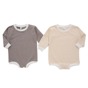 Barboteuse à manches longues pour nouveau-né, nouveau Design à la mode, confortable, de haute qualité, boutons d'automne, vêtements pour bébé, offre spéciale