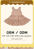Robe d'été sans manches pour bébé fille, jupe à bretelles en coton et bambou de haute qualité, vêtements doux pour nourrissons, vente en gros