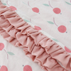 Couvertures à motif de cerise pour bébé en coton de bambou doux imprimé double face en gros personnalisé OEM accepté couverture de bébé de haute qualité