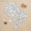 Nouveau gros bébé pyjamas ensemble à manches longues vêtements de nuit bambou Viscose Spandex coton unisexe automne hiver deux pièces vêtements