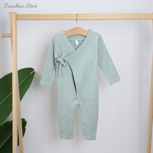 Ensemble barboteuse 100% coton à manches longues pour bébé de 0 à 24 mois, vêtements d'hiver, combinaison pour bébé garçon et fille, vente en gros