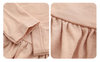 Usine nouveautés de haute qualité à volants en gros 100% coton hiver robes de douche de bébé manches robes de bébé robe de poupée de bébé