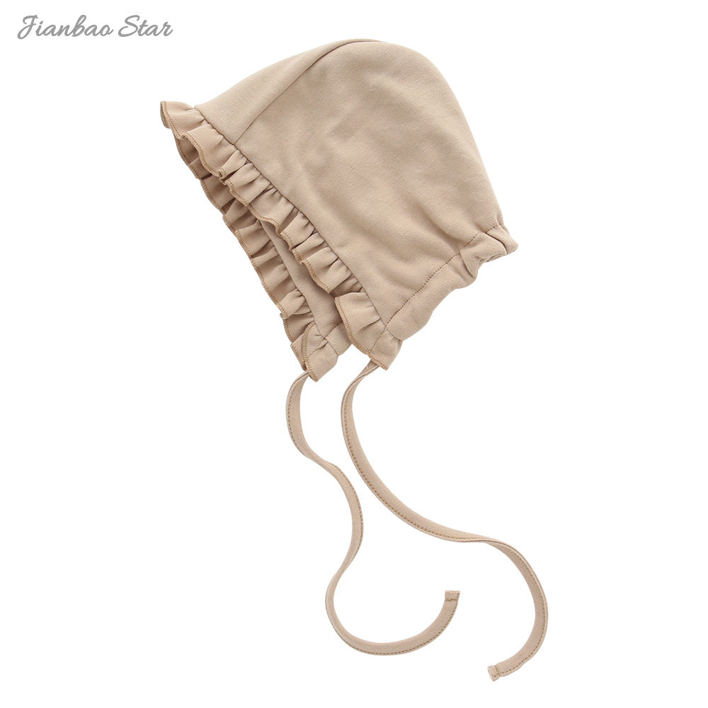 Nouveauté vêtements pour bébé accessoires à volants belle bambou coton unisexe bébé enfants chapeaux enfants Beanie