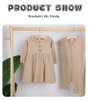 Collier à volants bébé filles robe de fête décontractée