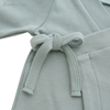 Usine offre spéciale nouveau Design populaire couleur personnalisée côté cravate patte à lacets à manches longues bébé barboteuses vêtements de bébé