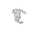 Ensembles de vêtements de nuit 4 pièces pour nouveau-né, pyjama toutes saisons, avec chapeau, mitaines et couverture, ensembles cadeaux pour bébé