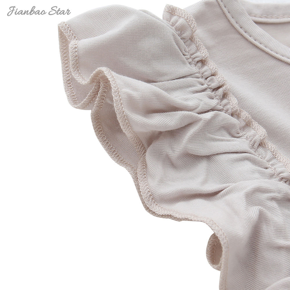 Robes d'été pour petites filles, nouveau Style, haute qualité, vente en gros, motif de couleur personnalisé, sans manches, à volants, jolies bretelles, offre spéciale