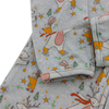 Mode nouveau Design confortable personnalisé 100% coton doux hiver à manches longues nouveau-né bébé barboteuses à fermeture éclair