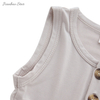 Barboteuse 100% coton, nouveau Style, confortable, haute qualité, motif de couleur personnalisé, sans manches, jolie, légère, nouvelle collection d'été pour bébé