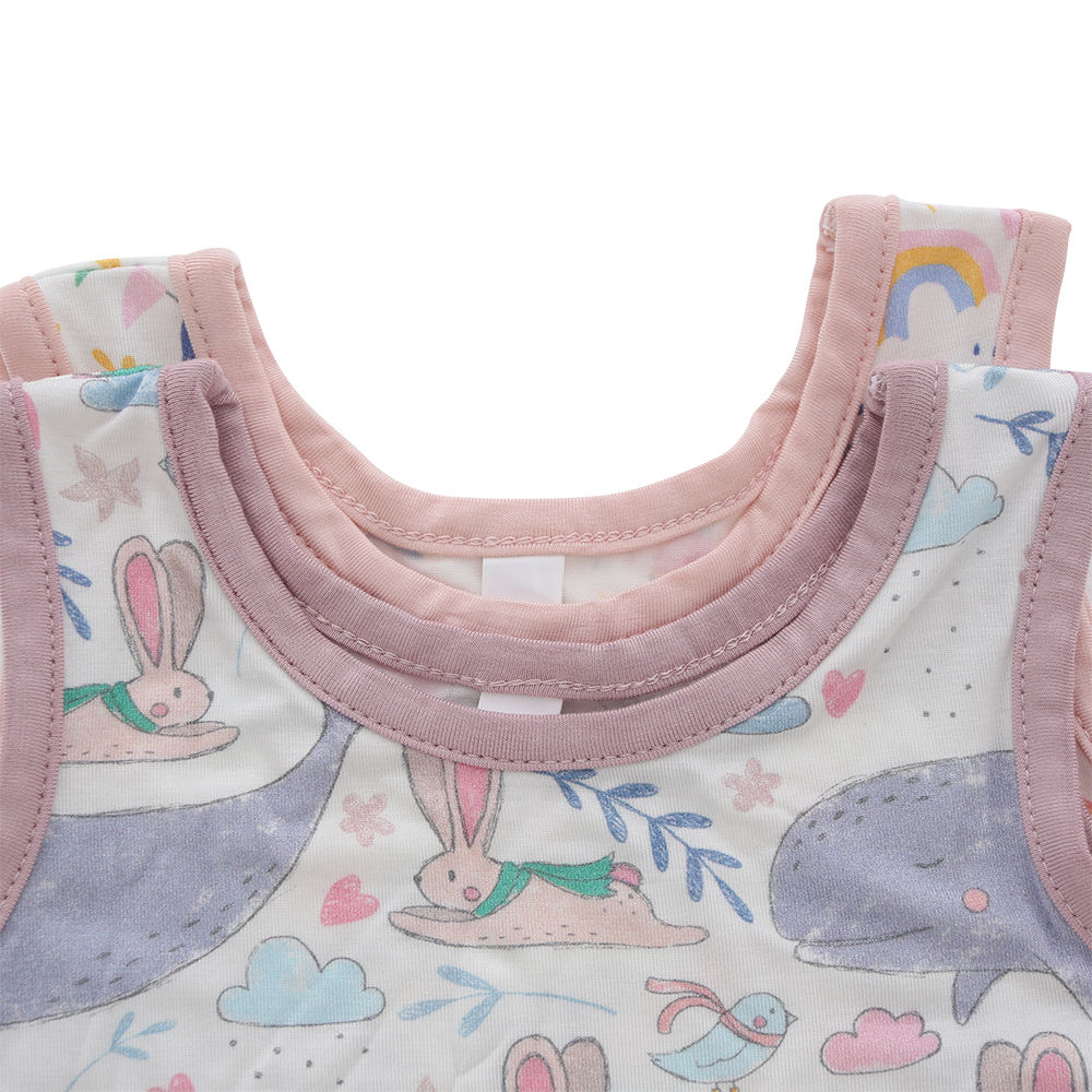Robe à impression numérique pour bébés filles, vente en gros, nouveau Style, modèle d'été, sans manches, jolis vêtements à bretelles pour bébés filles, vente en gros