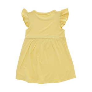 Robe Design à volants pour petites filles, Style d'été, vente en gros, sans manches, robe trapèze pour enfants