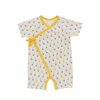 Barboteuse d'été tricotée en bambou pour nouveau-né, barboteuse de qualité à manches courtes avec bouton-pression et sangle, barboteuse pour bébé