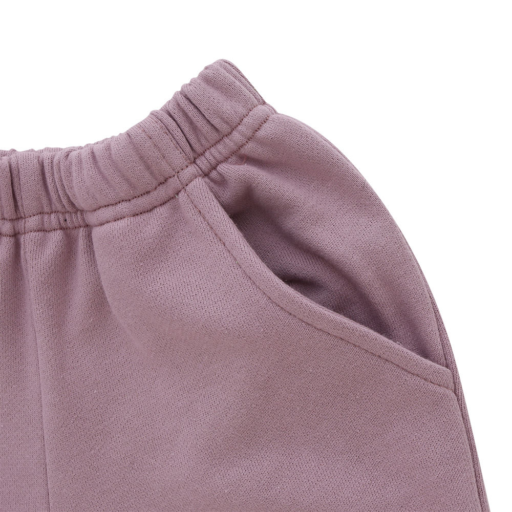 Ensemble de vêtements à manches longues, hauts tricotés en bambou et Spandex, ensembles de vêtements courts 2 pièces avec conception de boutons d'ouverture