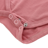 Barboteuse classique à manches courtes pour bébé, tissu en coton et bambou doux, vêtements écologiques pour bébé, vêtements de Style printemps et été