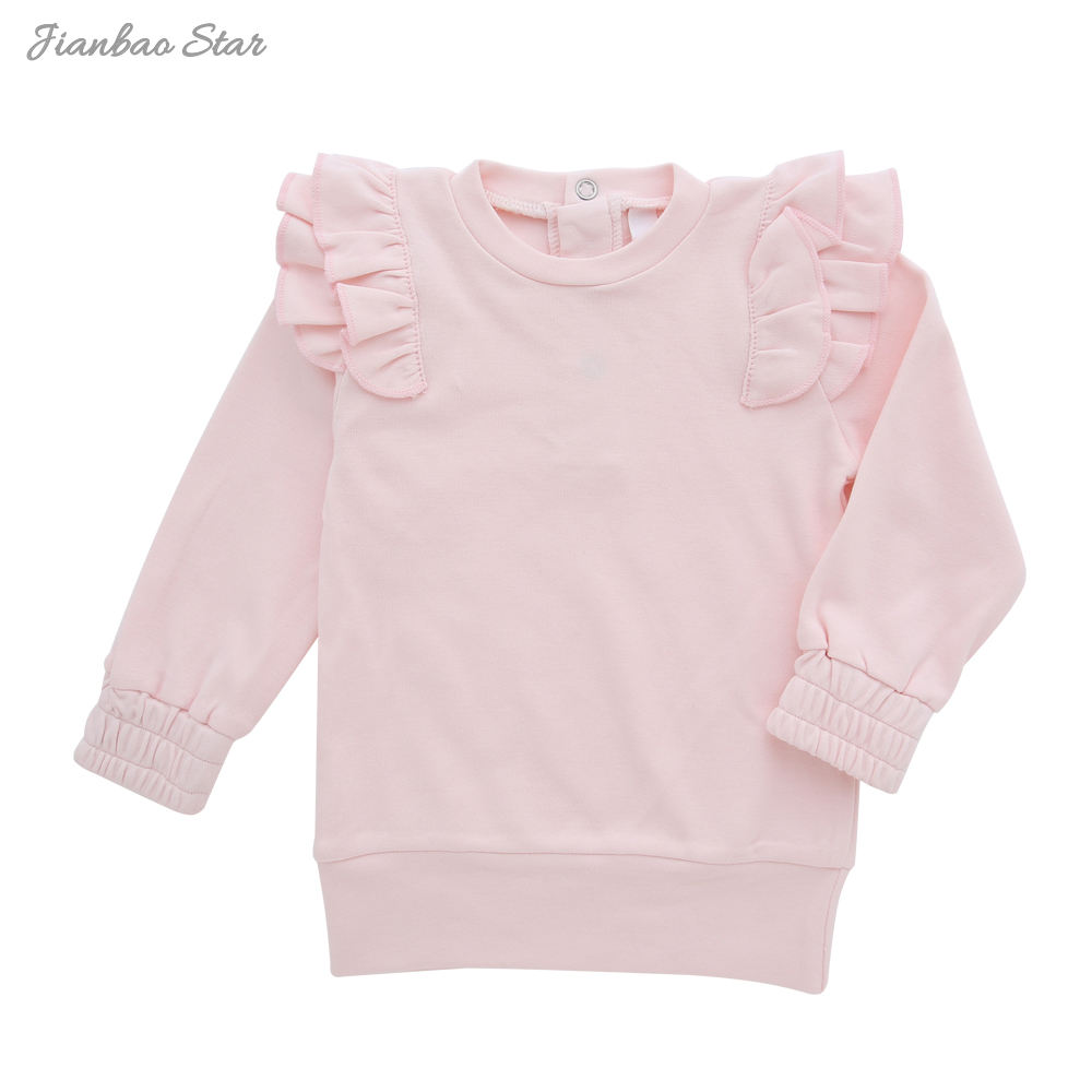 Bébé filles enfant en bas âge et enfants Style d'hiver à manches longues hauts et pantalons avec volants ensemble de vêtements tenue ensemble de vêtements