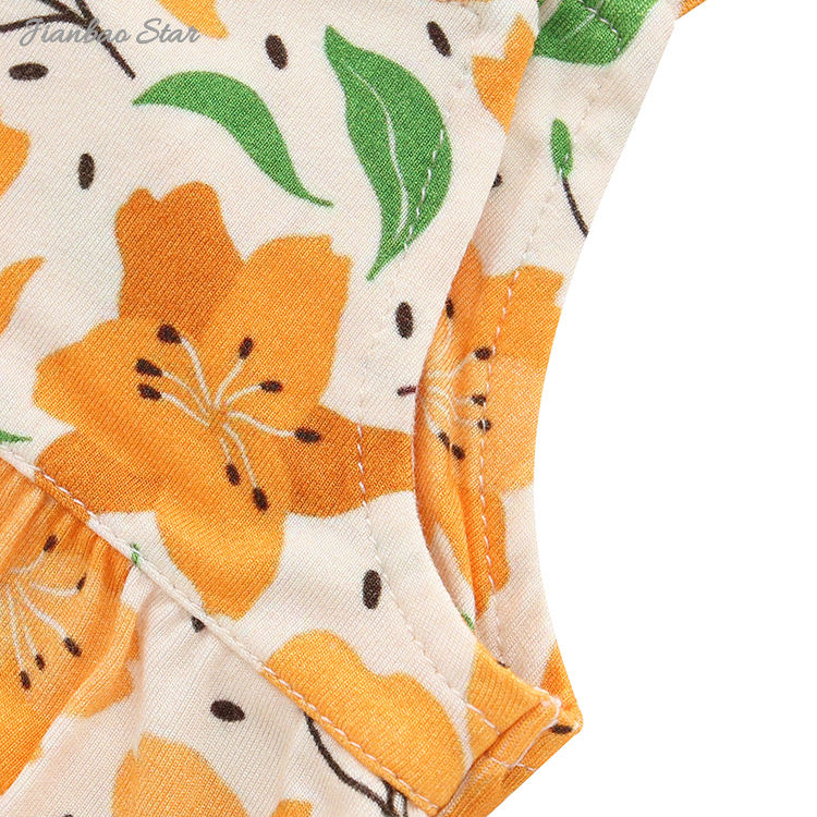 Nouveau Design de haute qualité 100% coton, beau motif, Style décontracté, boutons, ceinture, vêtements pour bébé, barboteuse