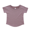 T-shirt classique 100% coton, couleur unie, vêtements de nuit, coton biologique en bambou, hauts à manches courtes pour bébés et enfants