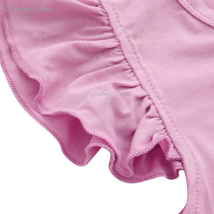 Vêtements d'été en coton et bambou pour bébé, combinaison confortable pour nouveau-né, unisexe, demi-manches, barboteuse, vente en gros