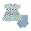 Ensemble pyjama d'été en coton tricoté à manches courtes pour nouveau-né fille, 2 pièces, robe pour bébé, vêtements OEM