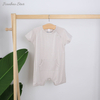 Personnaliser en gros bébé vêtements Style classique été bambou coton nourrissons vêtements sans manches belle jarretelle bébé barboteuse