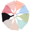 Chapeaux de bébé en gros tissu de bambou couleur unie douce décoration faciale OEM chapeaux de bébé unisexes personnalisés pour toutes les saisons
