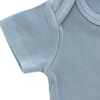Tenue d'automne tricotée 100% coton pour bébé, hauts à manches courtes et pantalons longs, 2 pièces, couleur unie, ensembles de vêtements unisexes pour bébé