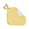 Bavoirs en coton tricoté pour nouveau-né, nouveau Design, Texture douce, petite serviette de couleur unie