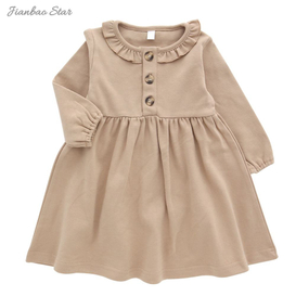 Bébé et enfants Boutique coton bambou Viscose bébé hiver fille robes enfants fille robes enfant en bas âge fille vêtements