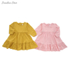 Robe à volants pour filles, vêtements pour bébés, haute qualité, Durable, utilisation de diverses filles, décontracté, élégant, imprimé, été, Style OEM en bambou