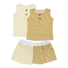 Ensemble pyjama d'été pour nouveau-né, sans manches, tricoté, 100% coton, haut en bambou, tenues pour garçons et filles, 2 pièces, vêtements pour bébé, OEM