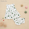 Haut sans manches péplum pour bébé, ensemble de vêtements respirants en tissu 100% coton avec bouffantes, avec Service OEM, nouvelle version
