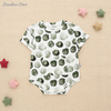 Barboteuse unisexe pour bébé, 100% coton, joli motif, boutons de haute qualité, manches courtes, Style d'été, offre spéciale, nouvel arrivage