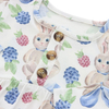 Robe de printemps tricotée en bambou pour bébé fille, Texture Extra douce, manches longues, avec bouton d'ouverture, Design