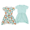 Vente en gros 0-24 mois bébé robe vêtements de fête décontractés belle robe de bébé automne manches courtes couleur unie mode bébé fille jupe