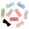 Bandeau pour bébés filles, tissu en bambou de haute qualité, écharpe de tête de couleur unie, décoration faciale de douche OEM, vente en gros