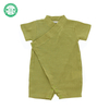Nouveau Design 100% coton tricoté personnalisé confortable décontracté nouveau-né bébé boutons à manches courtes bébé vêtements barboteuse